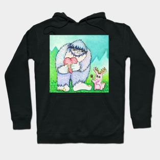 The Bigfoot and The Jackalope Hoodie